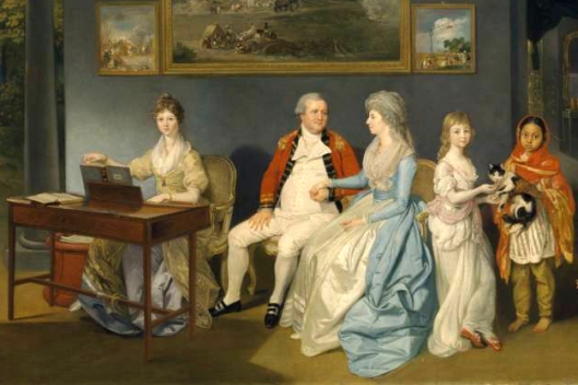 Colonel Blair with his Family and an Indian Ayah 1786 Johan Zoffany 1733-1810 Bequeathed by Simon Sainsbury 2006, accessioned 2008 http://www.tate.org.uk/art/work/T12610